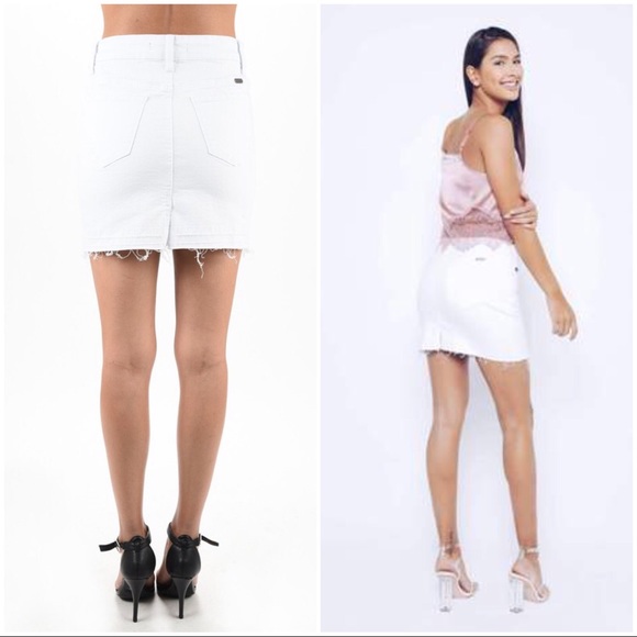 LAST‼️White Denim Skirt - Picture 7 of 7